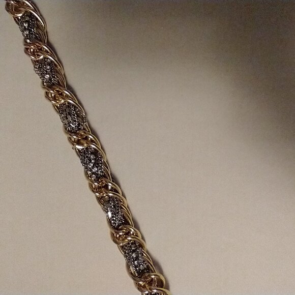 Banana Republic Chain Choker Necklace Mixed Metals - Picture 3 of 3